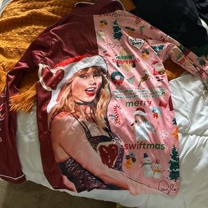 Taylor swift themed Christmas pajama set